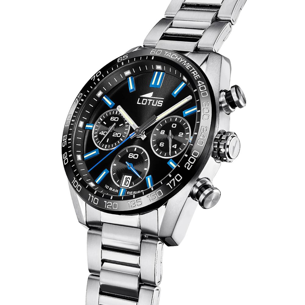 Reloj 18916/3 Lotus Negro Hombre Chrono image number 2.0