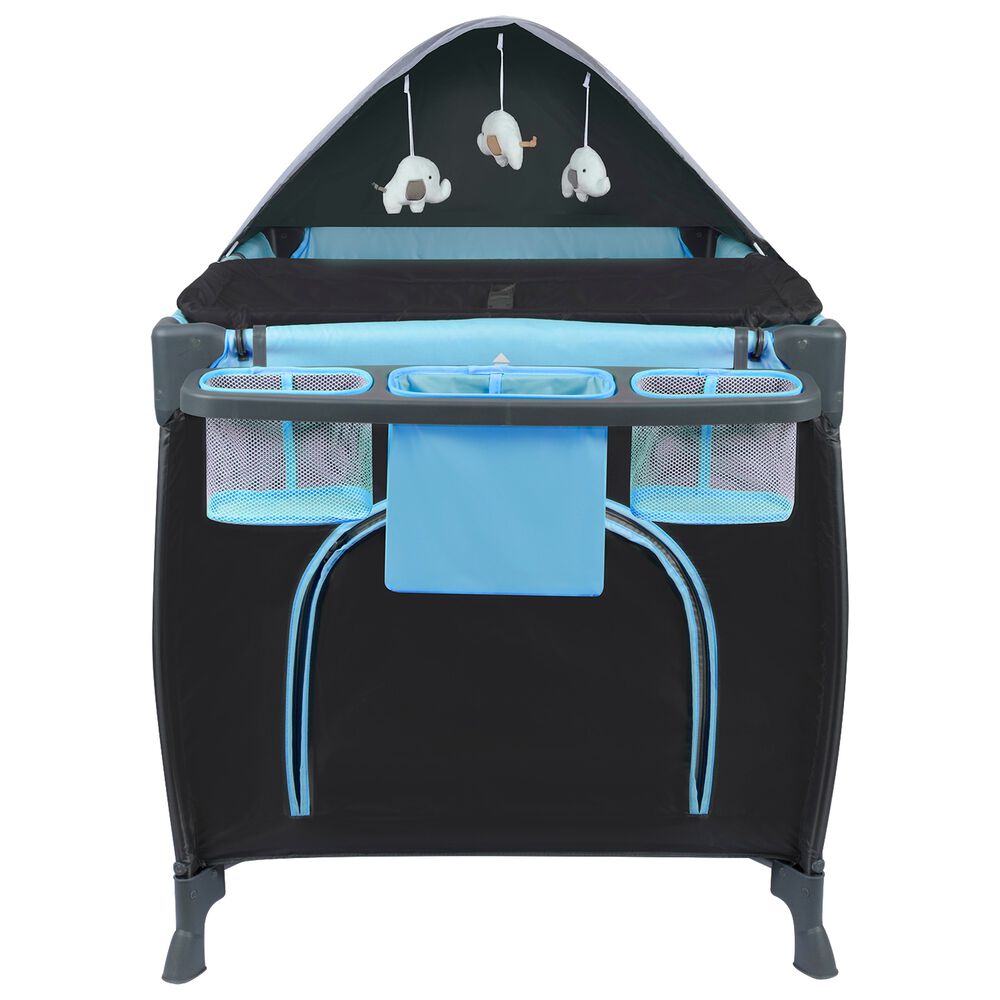 Cuna Playard Sagitta Blue + Colch&oacute;n De Espuma image number 4.0