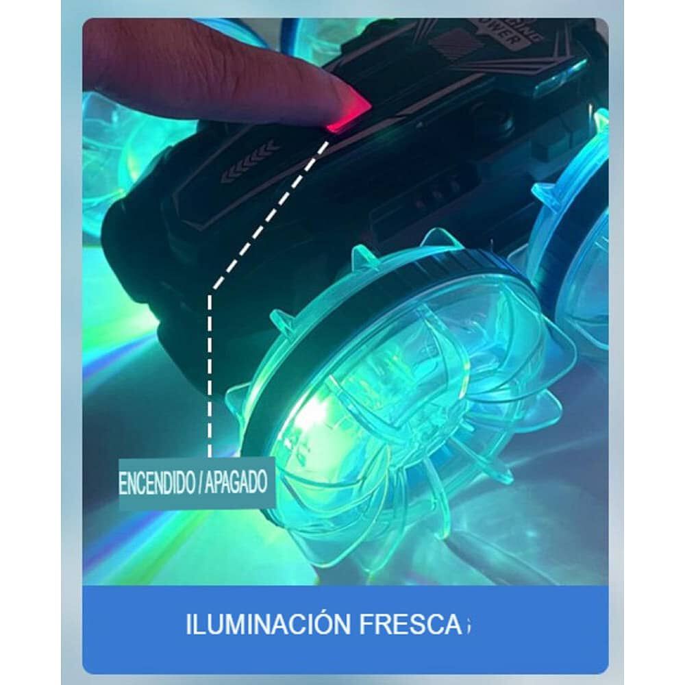 Auto Coche A Control Remoto Anfibio Y Tierra Todoterreno Led image number 5.0