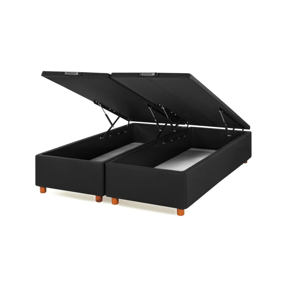 Base Cama Flex Negra / 2 Plazas / Base Dividida image number 3.0