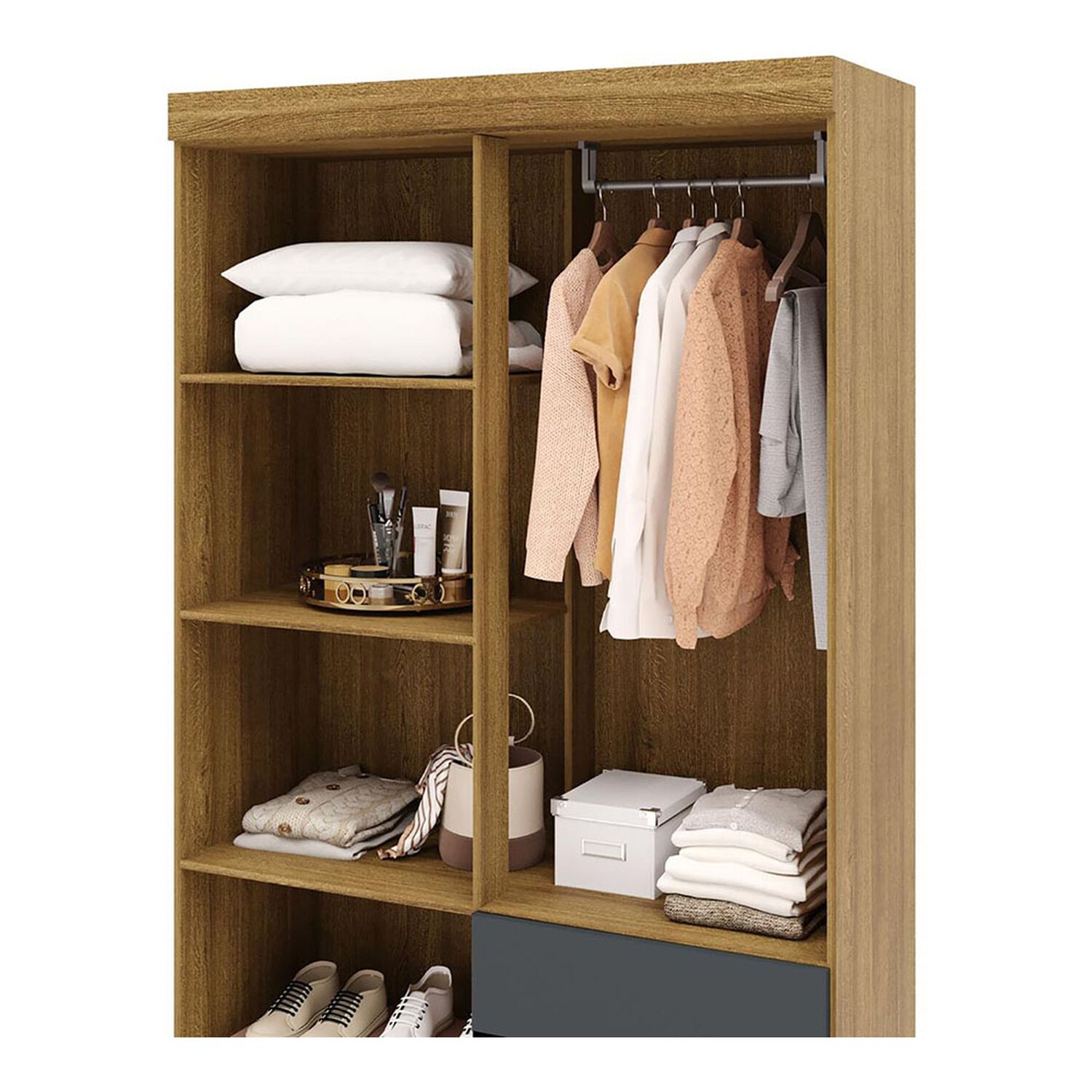 Cl&oacute;set Vekka Home Ideal / 4 Puertas / 2 Cajones image number 4.0
