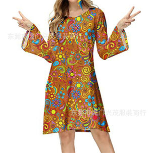 Disfraz Cosplay Hippie Adulto Disfraz Cosplay Hippie Adulto