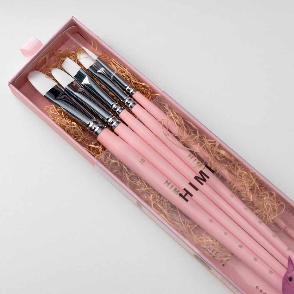 Himi - Miya Little Bird Set De 5 Pinceles Rosado image number 2.0