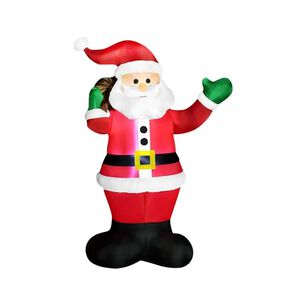 Papa Noel Inflable Gigante 1.82m Decoracion Navidad Exterior