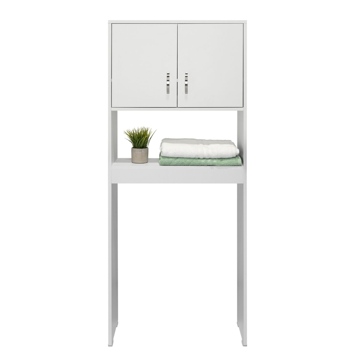 Estante Organizador Wc 2 Puertas Fm-013b - Blanco image number 3.0
