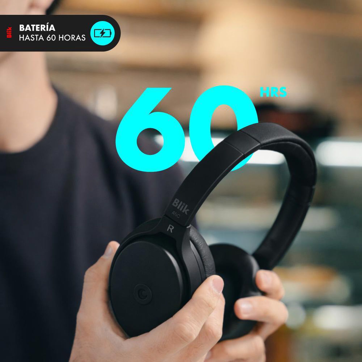 Aud&iacute;fonos Bluetooth Blik Neo-blk image number 4.0