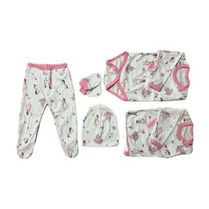 Pack Ajuar Beb&eacute; 100% Algod&oacute;n (0-3 Meses) Rosado