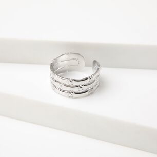 Anillo 19v69 Plateado Mujer Str200