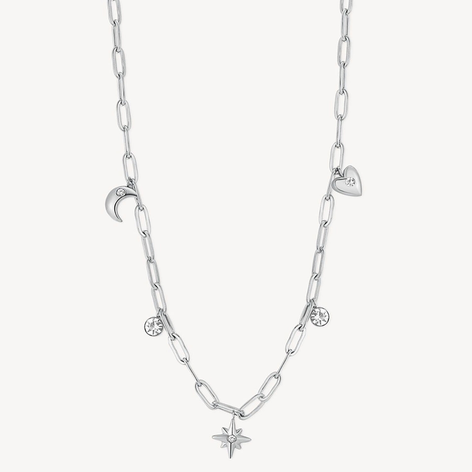 Collar Brosway Bah43 Plateado Mujer image number 0.0