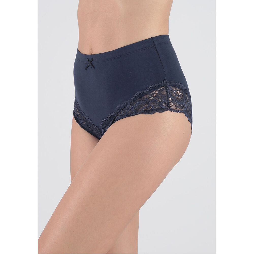 Pack 3x Pantaleta Algod&oacute;n P3145053-azu4 Kayser image number 3.0