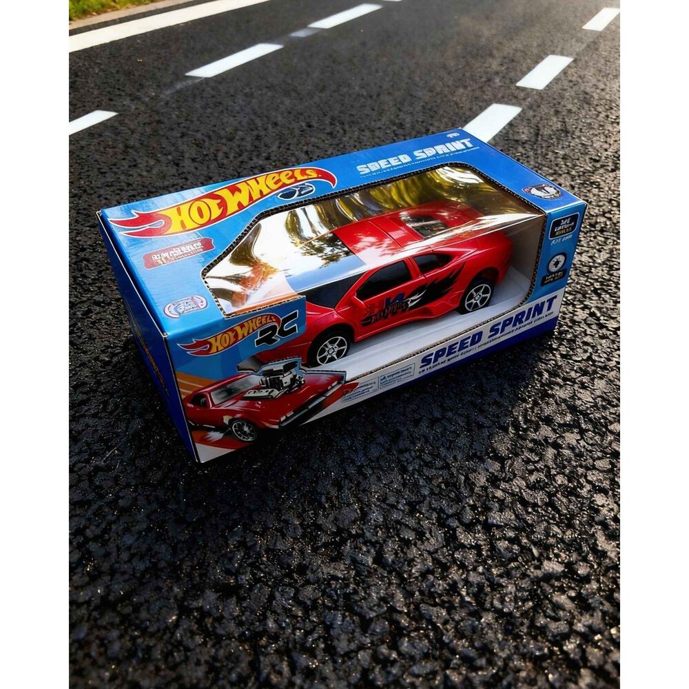 Auto A Control Remoto Hot Wheels Speed Sprint Con Luces image number 4.0