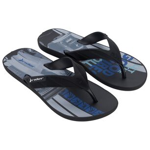 Sandalia Hombre Negro Strike Rider