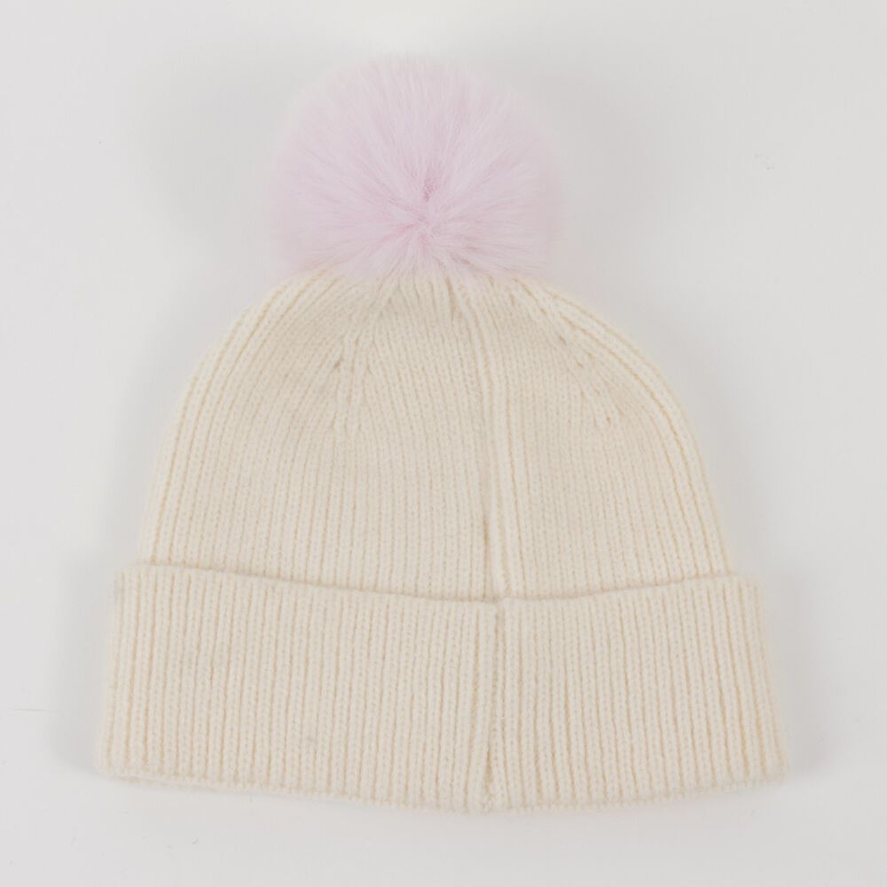 Gorro Con Pomp&oacute;n Ni&ntilde;a Flores Rosado Bingo & Bluey image number 1.0