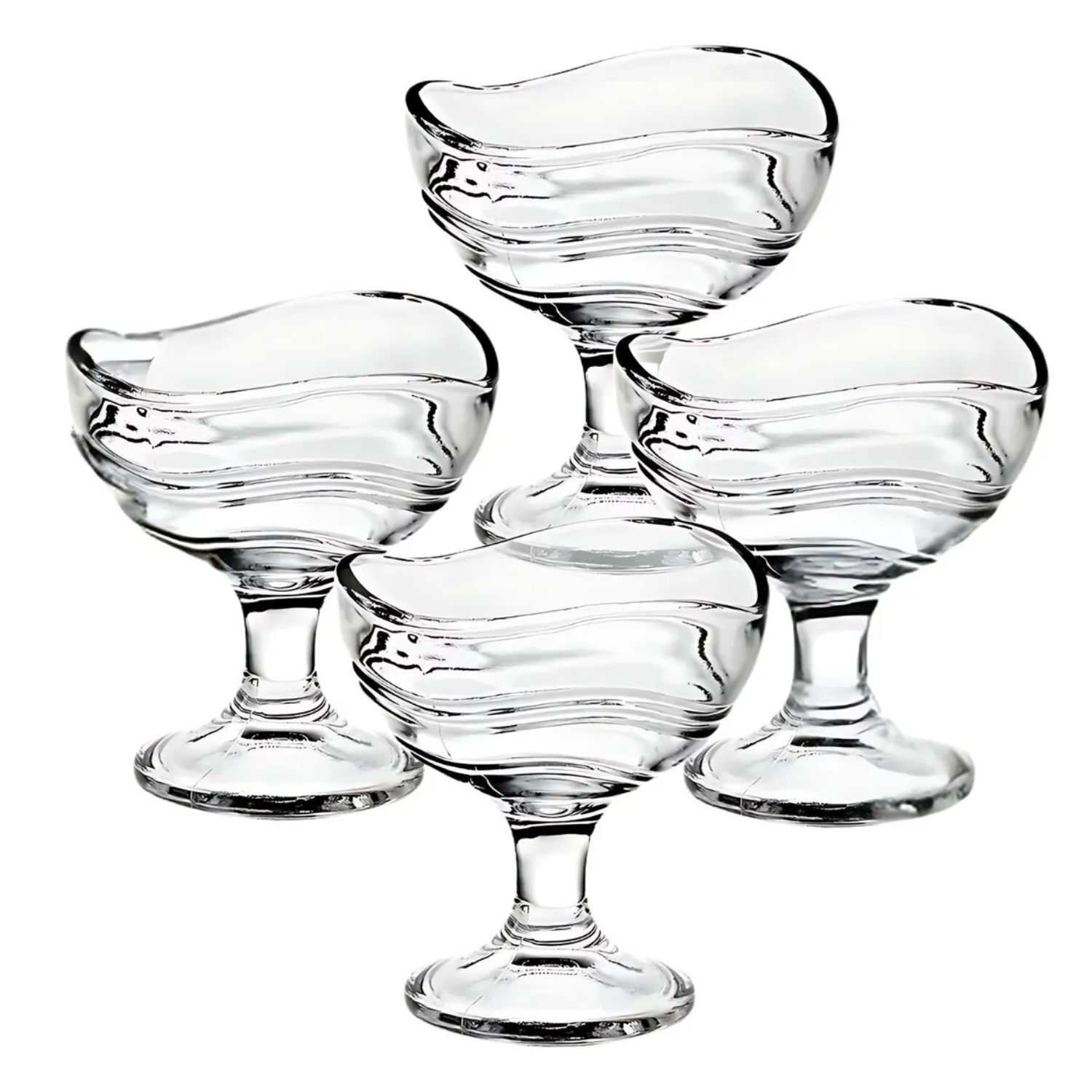 Set 4 Copas De Postre Florencia 300ml Helados Cocina image number 3.0