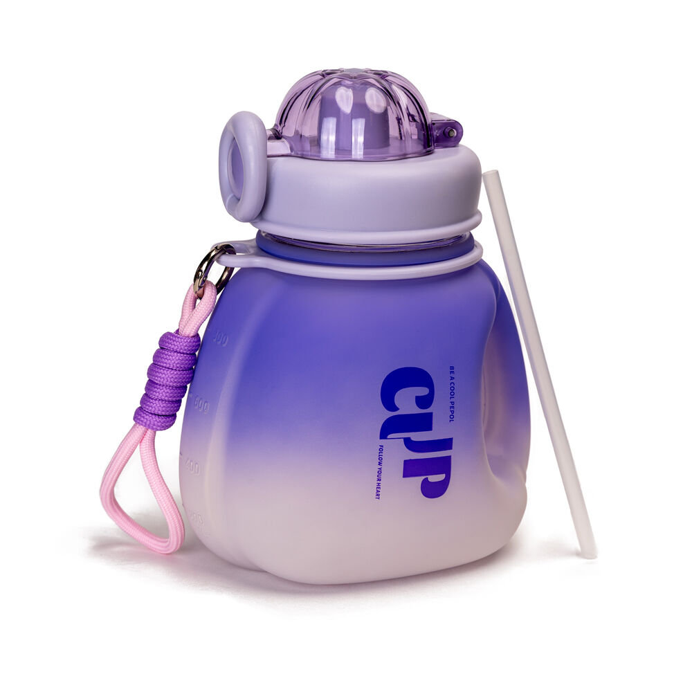 Botella De Agua Con Agarre 1000ml Morado Blanco Chinitown image number 0.0