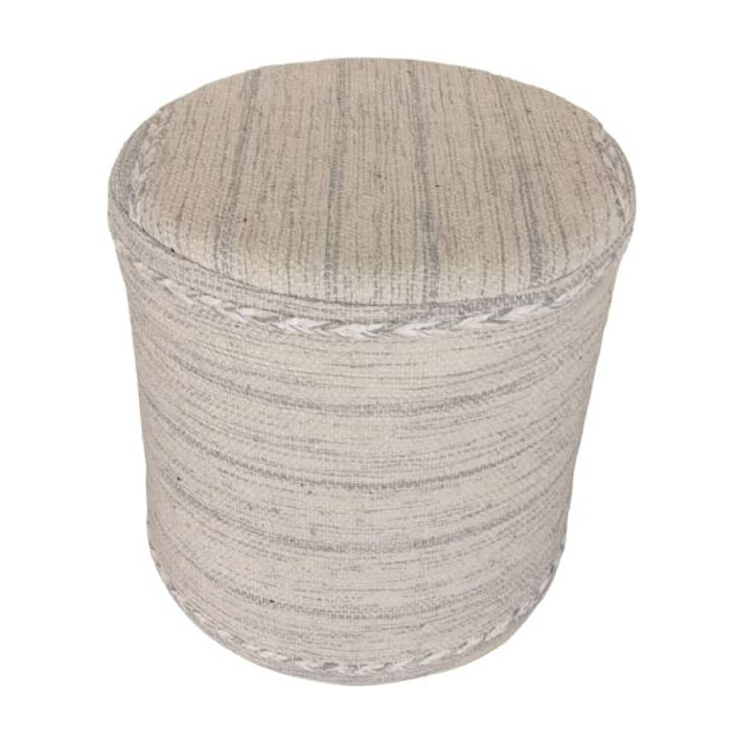Pack Kilim Gris Claro (alfombra + Pouf)150x210 image number 2.0