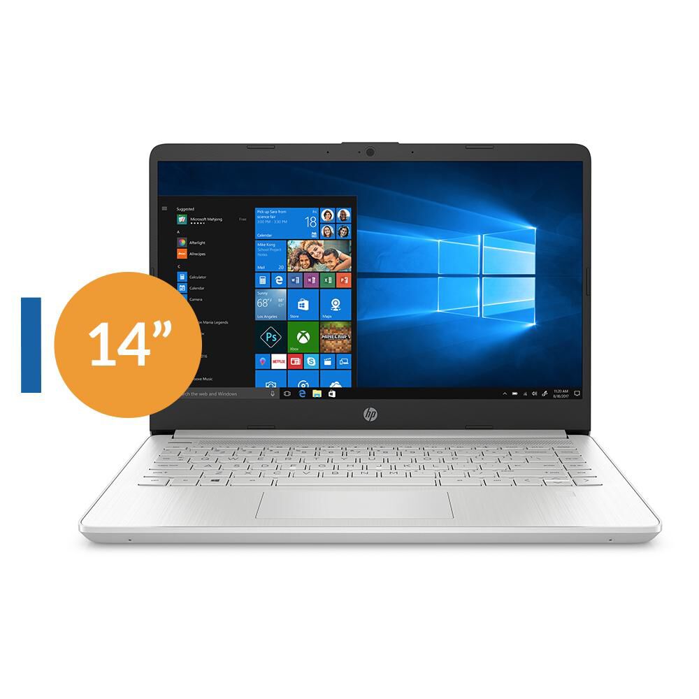 Notebook 14" HP 14-DQ1004LA / Intel Core I5 / 8 GB RAM / INTEL UHD / 256 GB SSD image number 0.0