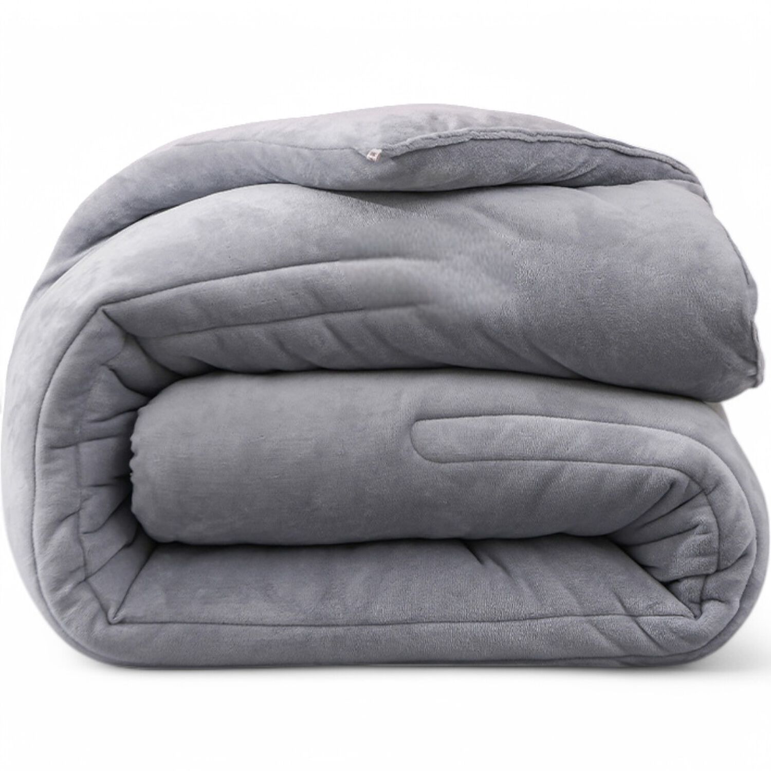 Cobertor De Invierno Plush Con Chiporro 1.5 Plazas + 1 Fundas De Almohada Gris image number 2.0