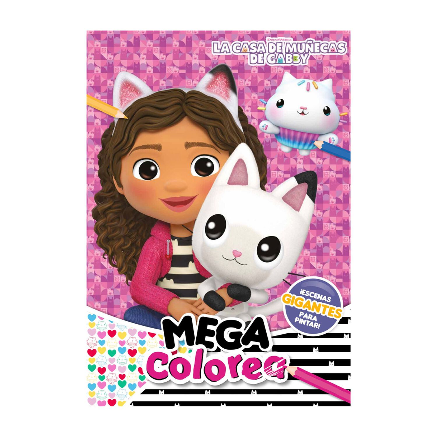 Editorial V&eacute;rtice Mega Colorea Gabby Doll House image number 0.0