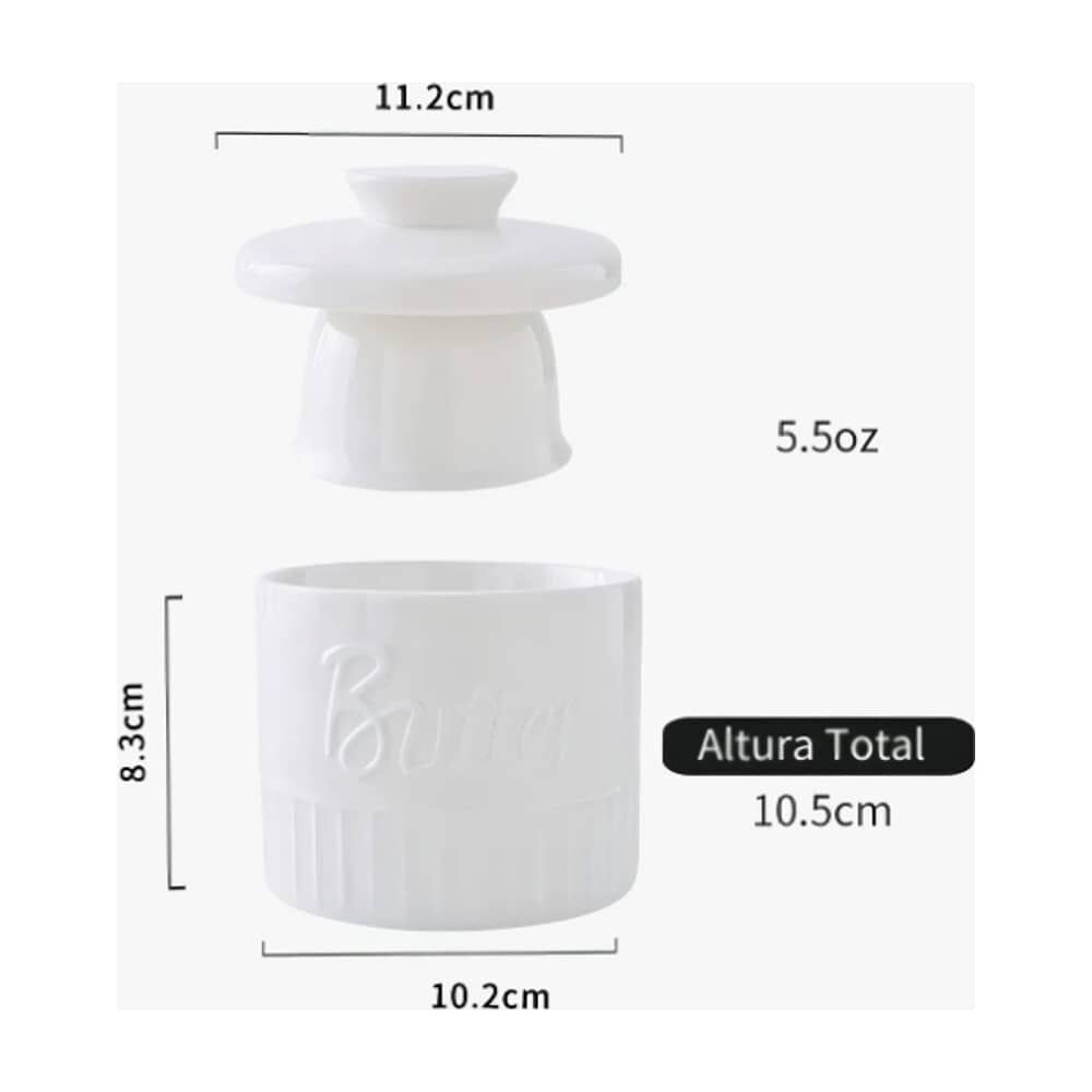 Mantequillera Francesa De Cer&aacute;mica image number 4.0