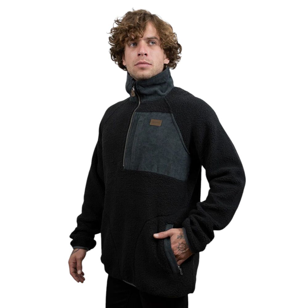 Poler&oacute;n Sherpa Nomadic Negro Hombre Falcone image number 2.0