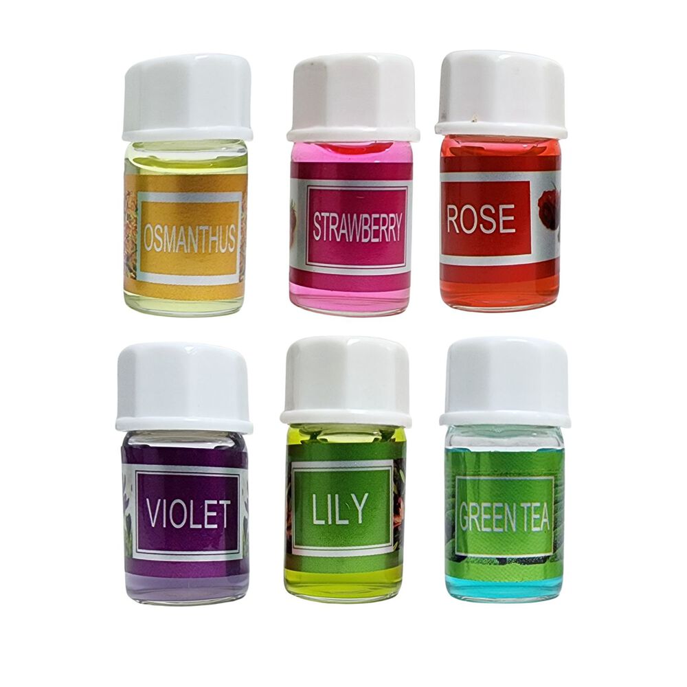 Pack Humidificador Forma De Flor + 12 Esencias Aromaticas image number 6.0