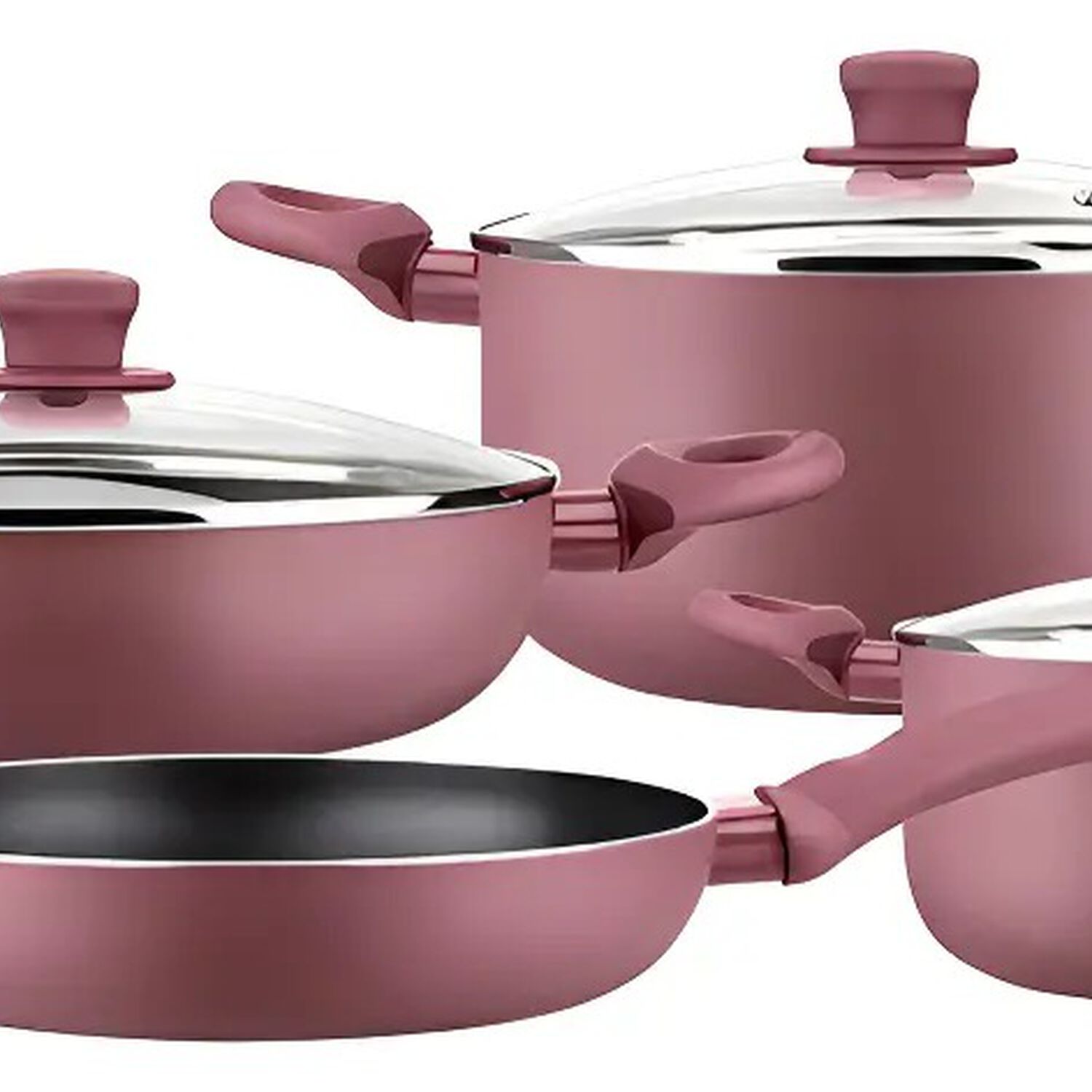 Bateria De Cocina Spring Marmicoc 7 Piezas Roja image number 2.0