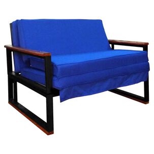 Futon Folk 1 Plaza " Azul "