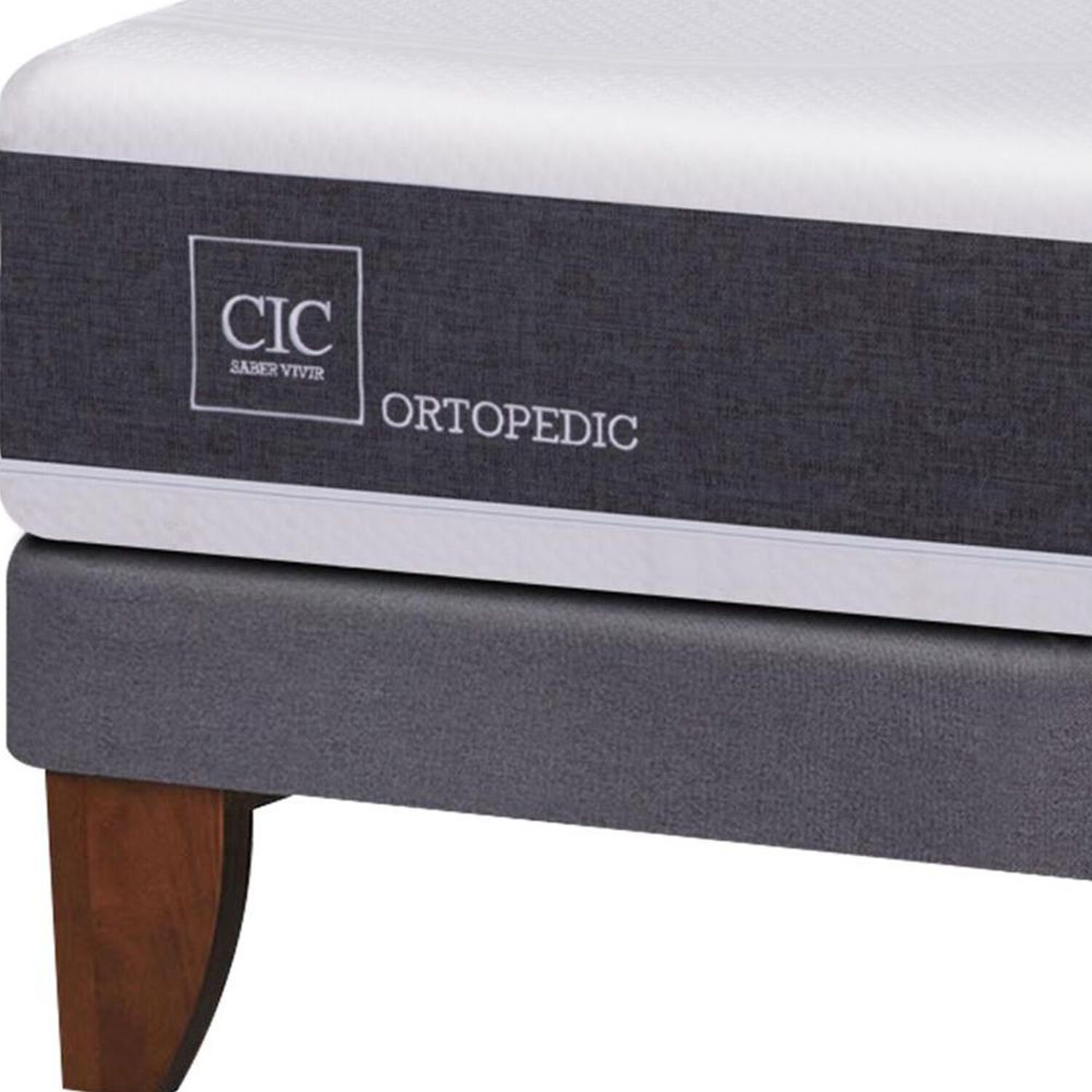 Cama Europea Cic New Ortopedic / 2 Plazas / Base Dividida image number 2.0