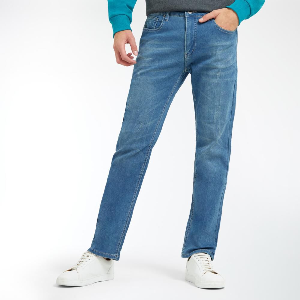 Jeans Tiro Medio Regular Hombre The King's Polo Club image number 0.0