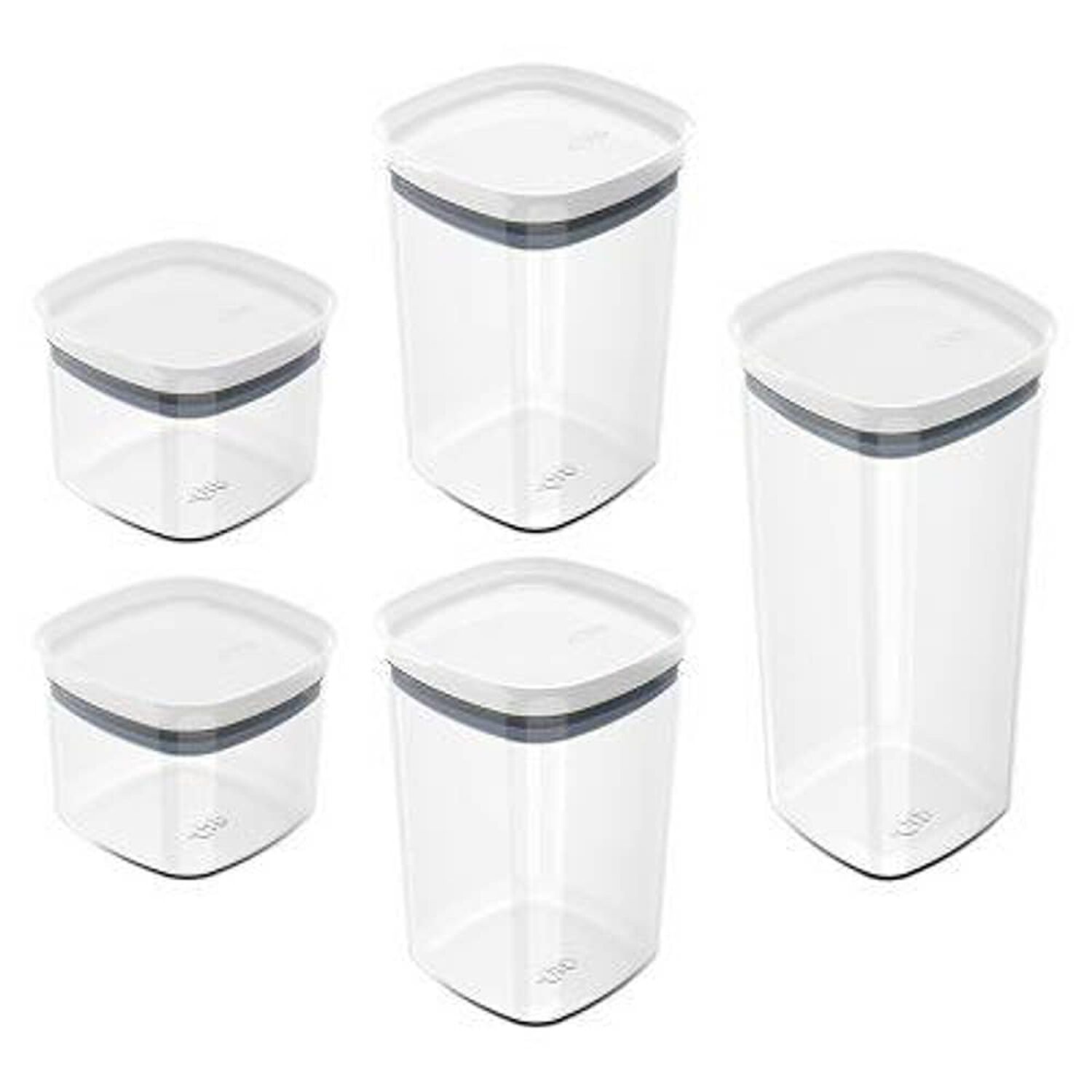 Conjunto Contenedores Block Blanco image number 0.0