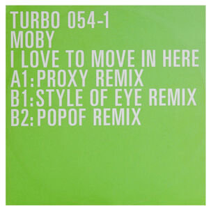 Moby - I Love To Move In Here | 12" Maxi Single Usado