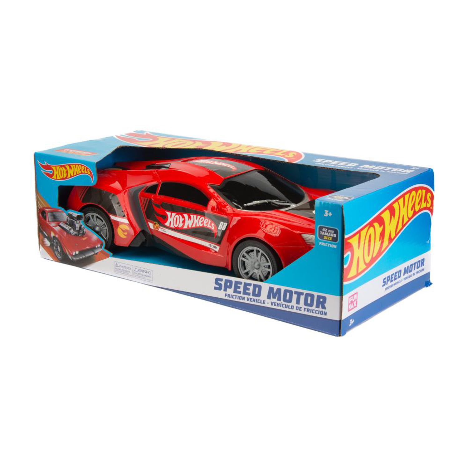 Vehiculo Friction Hot Wheels Speed Motor 42cm image number 1.0