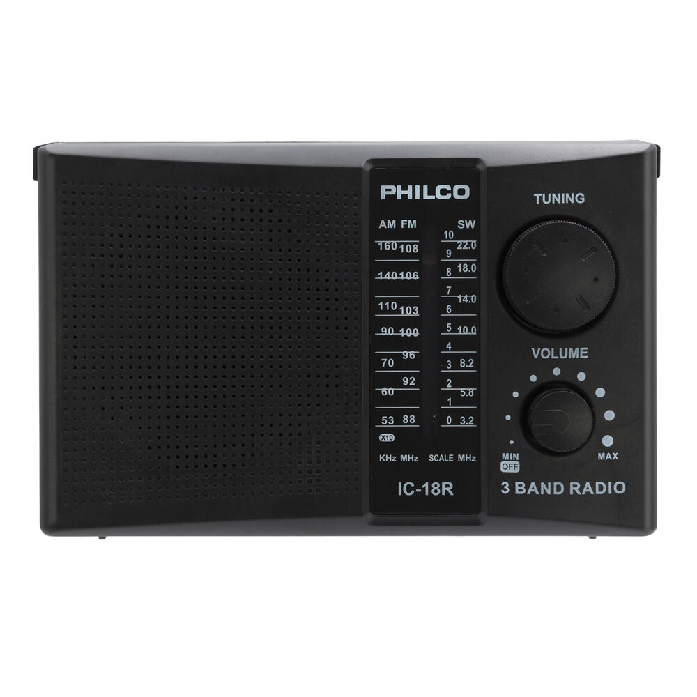 Radio Am / Fm Multibandas Recargable A Pilas Y Corriente 18r image number 3.0