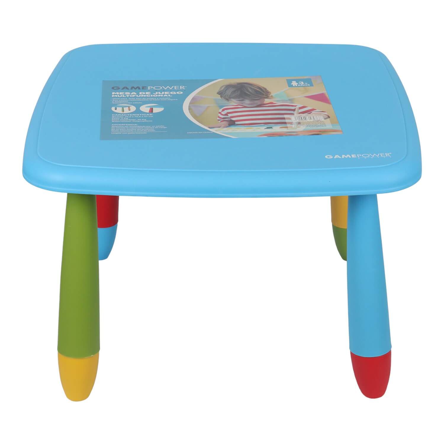 Mesa De Juego Infantil Para Ni&ntilde;os 47x70x70 Cms Gamepower image number 4.0