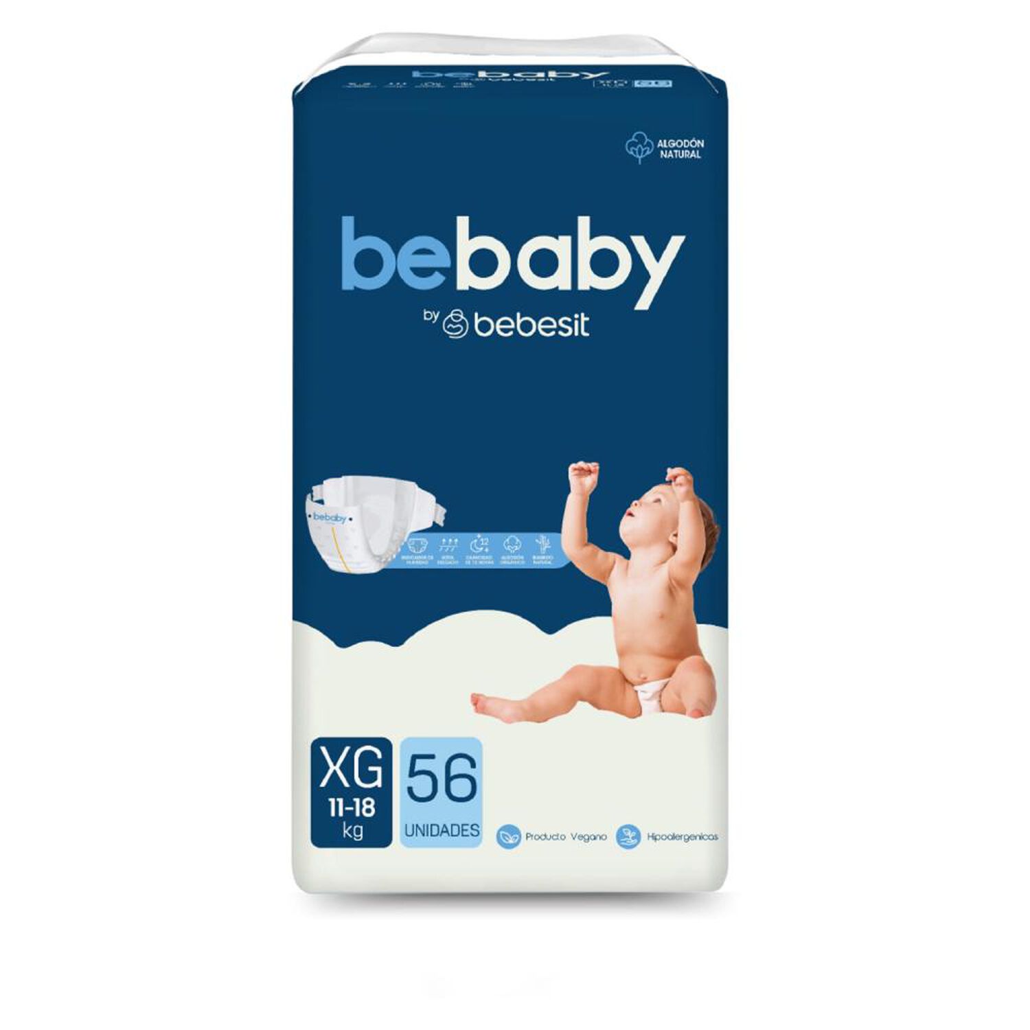 Pa&ntilde;ales Bebaby Premium Bebesit By Xg 56U Hipoalerg&eacute;nico image number 5.0