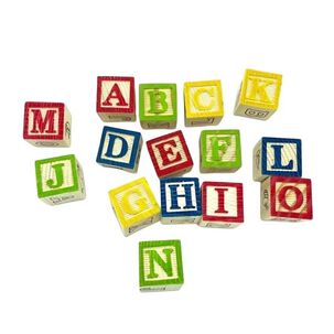 Cubo De Madera 27 Piezas Juguete Didactico Letras Y Numero