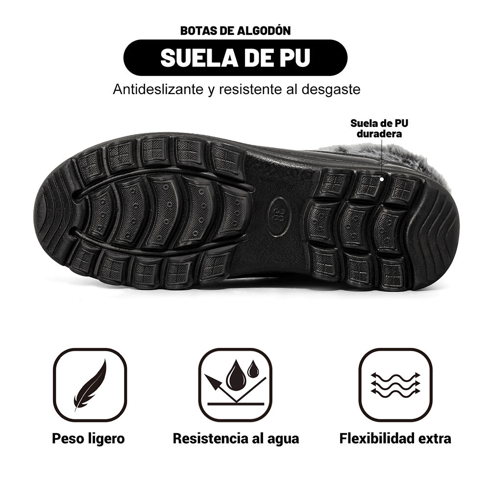 Botin Mujer Casusl De Nieve Térmico Eco Cuero Weide Tfa305 image number 8.0