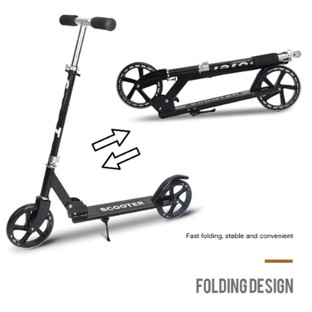 Scooter Monopatin Plegable Metalico 2 Ruedas 200mm image number 4.0