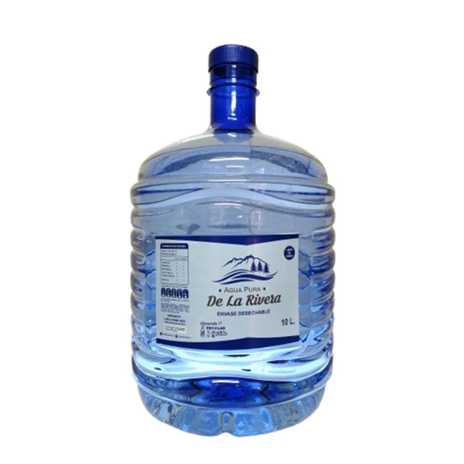 Bid&oacute;n Desechable De Agua Pura De La Rivera 10l image number 0.0