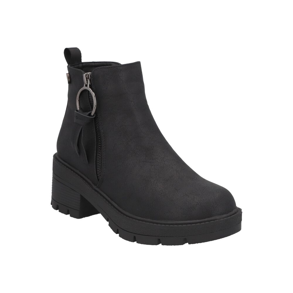 Botin Mujer Negro Plataforma Ester Detogni image number 2.0