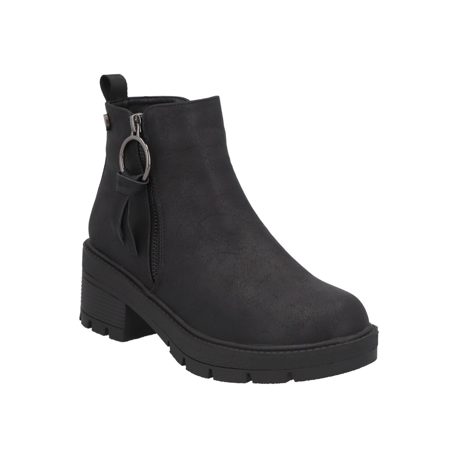 Botin Mujer Negro Plataforma Ester Detogni image number 2.0