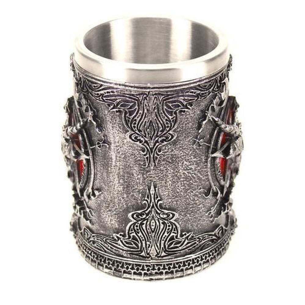 Taza 3d Resina Cabeza De Baphomet Pentagrama Cuerno image number 2.0