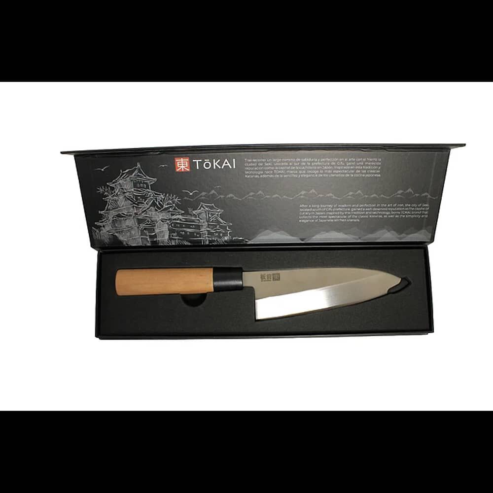 Cuchillo Tokai Chef Wayu De 30cm Mango Madera Arce Cocina image number 4.0
