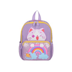 Mochila Xtrem Play-time 6xt Gato Lila
