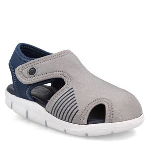 Sandalia Ni&ntilde;o Bubblegummers Bentley Gris-azul