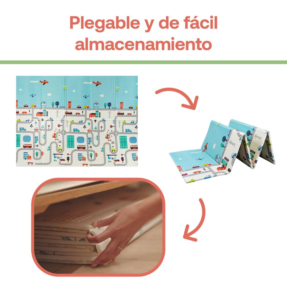 Alfombra Antigolpe Plegable Extra Grueso Premium Oso Ciudad image number 5.0