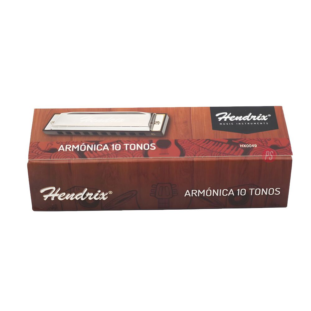 Armonica 10 Agujeros En Do Mayor Instrumento Musical - Ps image number 3.0