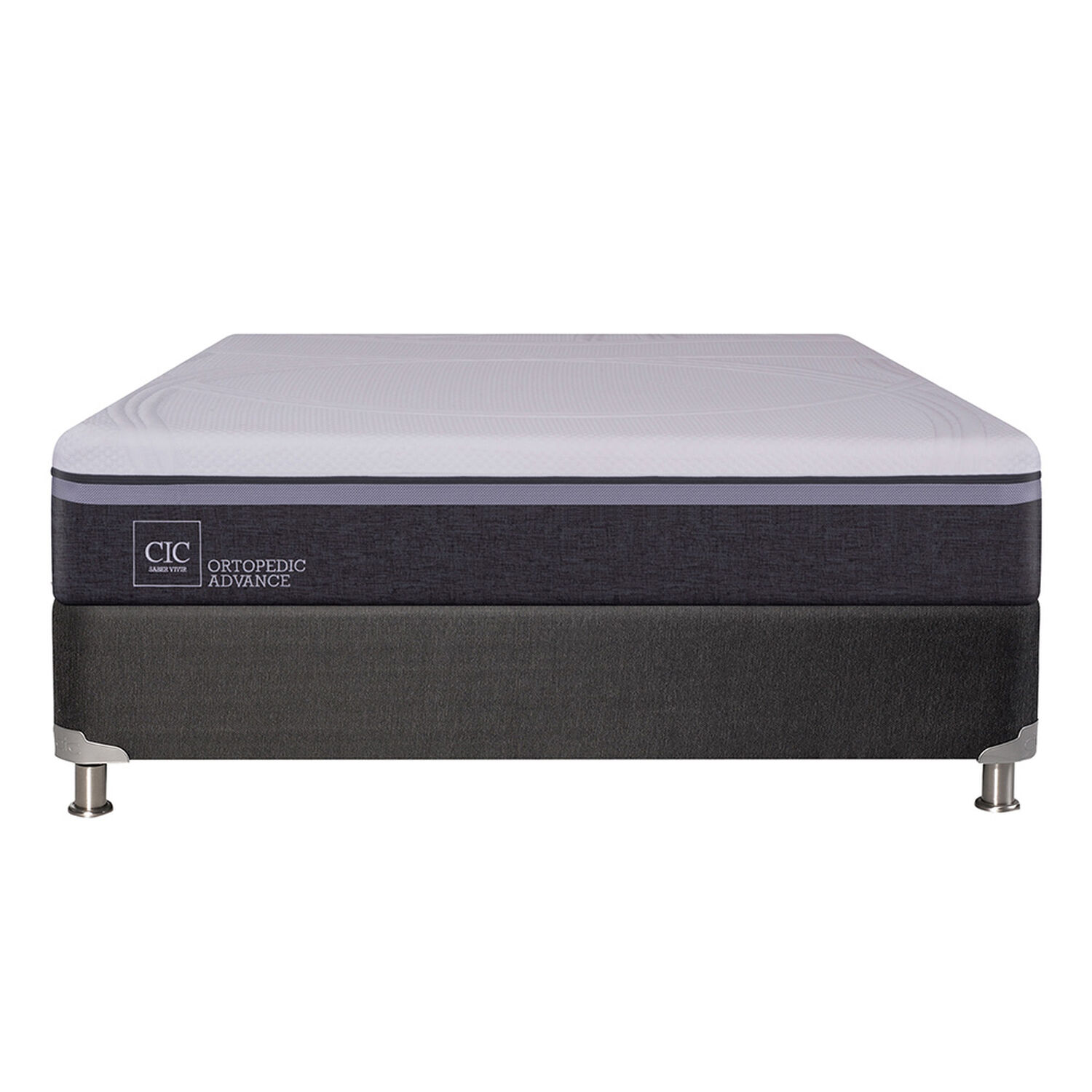Box Spring Cic Ortopedic Advance / 2 Plazas / Base Normal image number 1.0