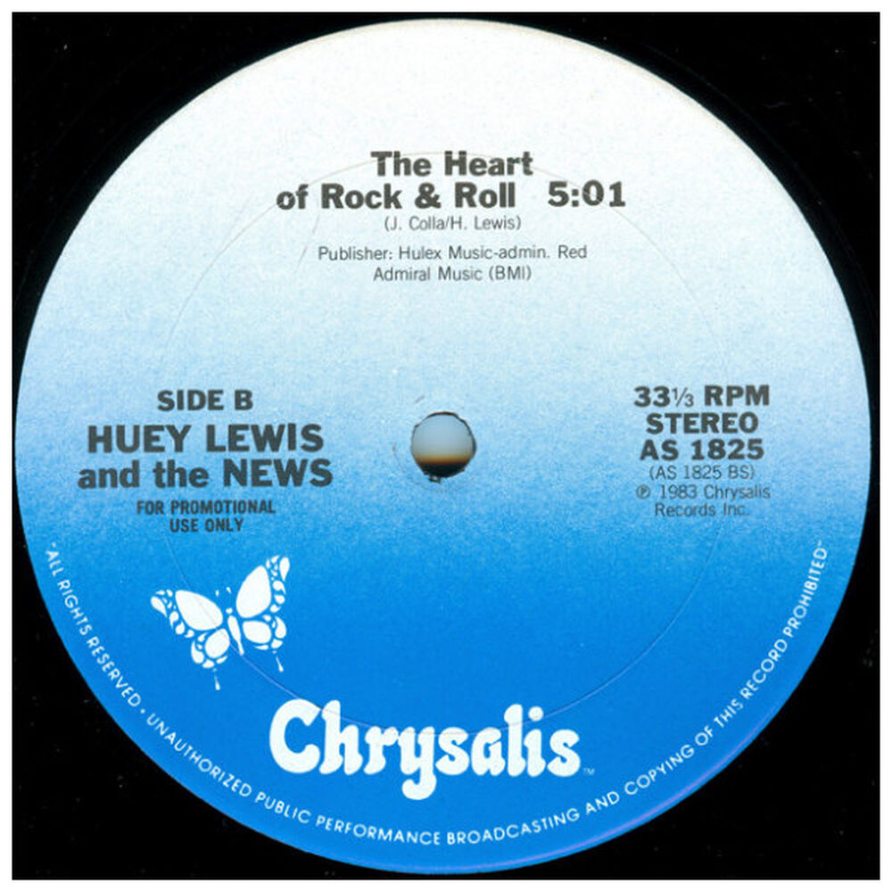 Huey Lewis And The News - The Heart Of Rock & Roll | 12" Maxi Single Usado image number 2.0